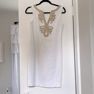 White Lilly Pulitzer Shift Dress